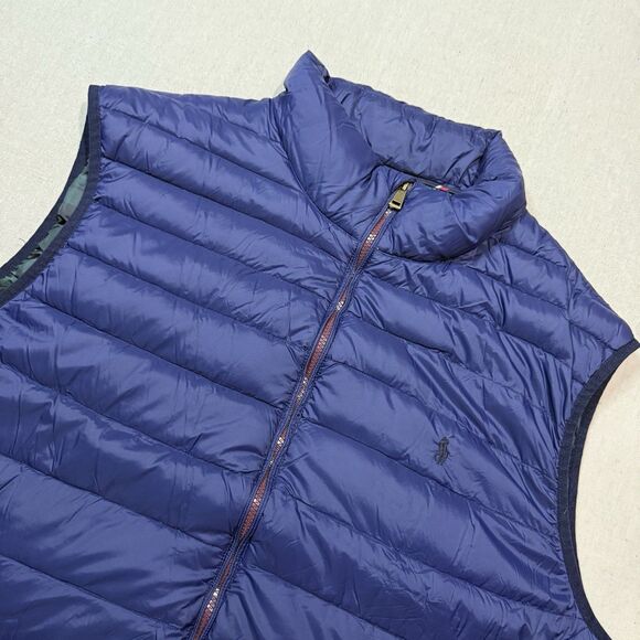 Polo Ralph Lauren Men's Down Packable Vest Navy Size 3XB Big And Tall - Picture 1 of 7